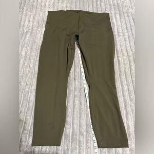 Lululemon InStills 25-inch Olive Green Leggings